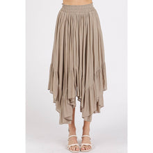 Load image into Gallery viewer, Annabelle Hankerchief Hem Midi Skirt