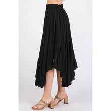 Load image into Gallery viewer, Annabelle Hankerchief Hem Midi Skirt