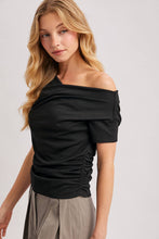 Load image into Gallery viewer, Asymmetrical Ruched Top