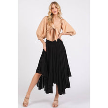 Load image into Gallery viewer, Annabelle Hankerchief Hem Midi Skirt