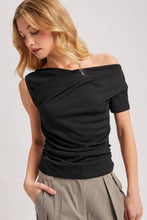 Load image into Gallery viewer, Asymmetrical Ruched Top