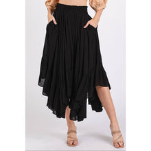 Load image into Gallery viewer, Annabelle Hankerchief Hem Midi Skirt