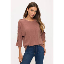 Load image into Gallery viewer, Veronica 3/4 Sleeve Sweater