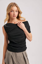 Load image into Gallery viewer, Asymmetrical Ruched Top