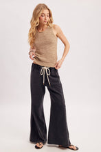 Load image into Gallery viewer, Sunny Relaxed Mid Rise Flare Knit Pants