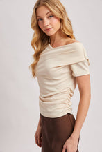 Load image into Gallery viewer, Asymmetrical Ruched Top