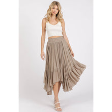 Load image into Gallery viewer, Annabelle Hankerchief Hem Midi Skirt