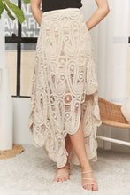 Load image into Gallery viewer, Ocean High Low Crochet Skirt
