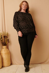 Vivian Leopard Dolman | All Sizes