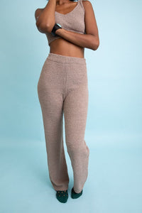 Soft and Sweet Lounge Bottoms in Mocha