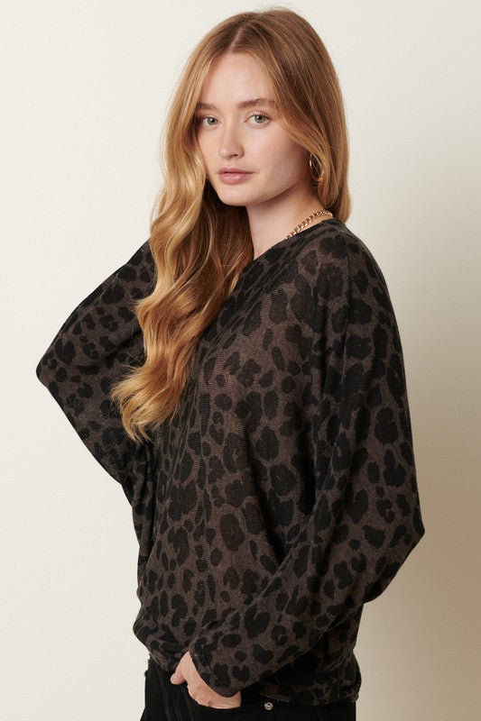 Vivian Leopard Dolman | All Sizes