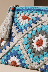 Daisy Handmade Crochet Clutch