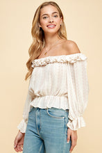 Load image into Gallery viewer, Lucia Off Shoulder Blouse
