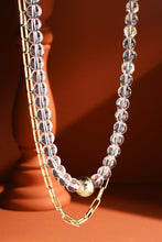 Load image into Gallery viewer, Tess Chain and Bead Necklace
