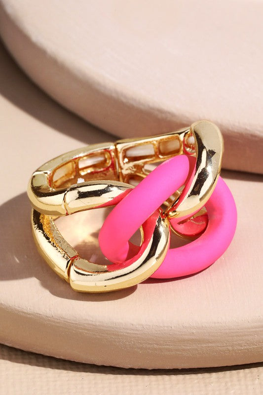 Addison Ring in Pink