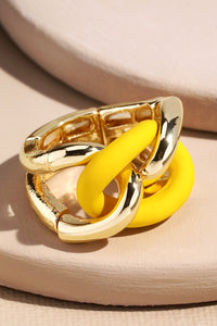 Addison Ring in Yellow