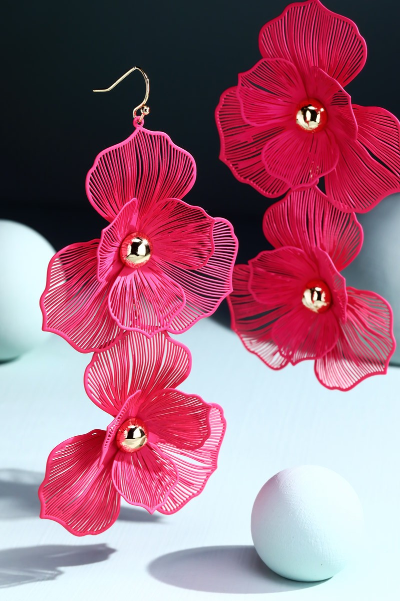 Liana Flower Drop Earrings