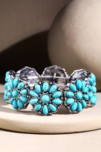 Load image into Gallery viewer, Boho Blossom Turquoise Bracelet
