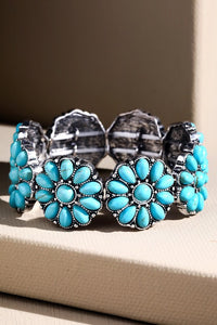 Boho Blossom Turquoise Bracelet