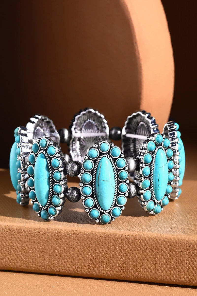 Lucille Turquoise Bracelet