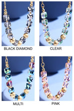 Load image into Gallery viewer, Lia Necklace - Clear Beads
