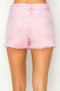 Kylie Shorts in Acid Pink