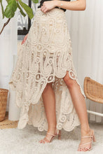 Load image into Gallery viewer, Ocean High Low Crochet Skirt
