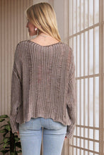 Load image into Gallery viewer, Mattie Distressed Sweater
