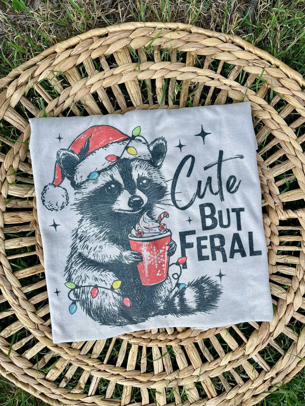 Cute But Feral Vintage Style Tee