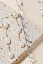 Load image into Gallery viewer, Pearl Dangle Earrings
