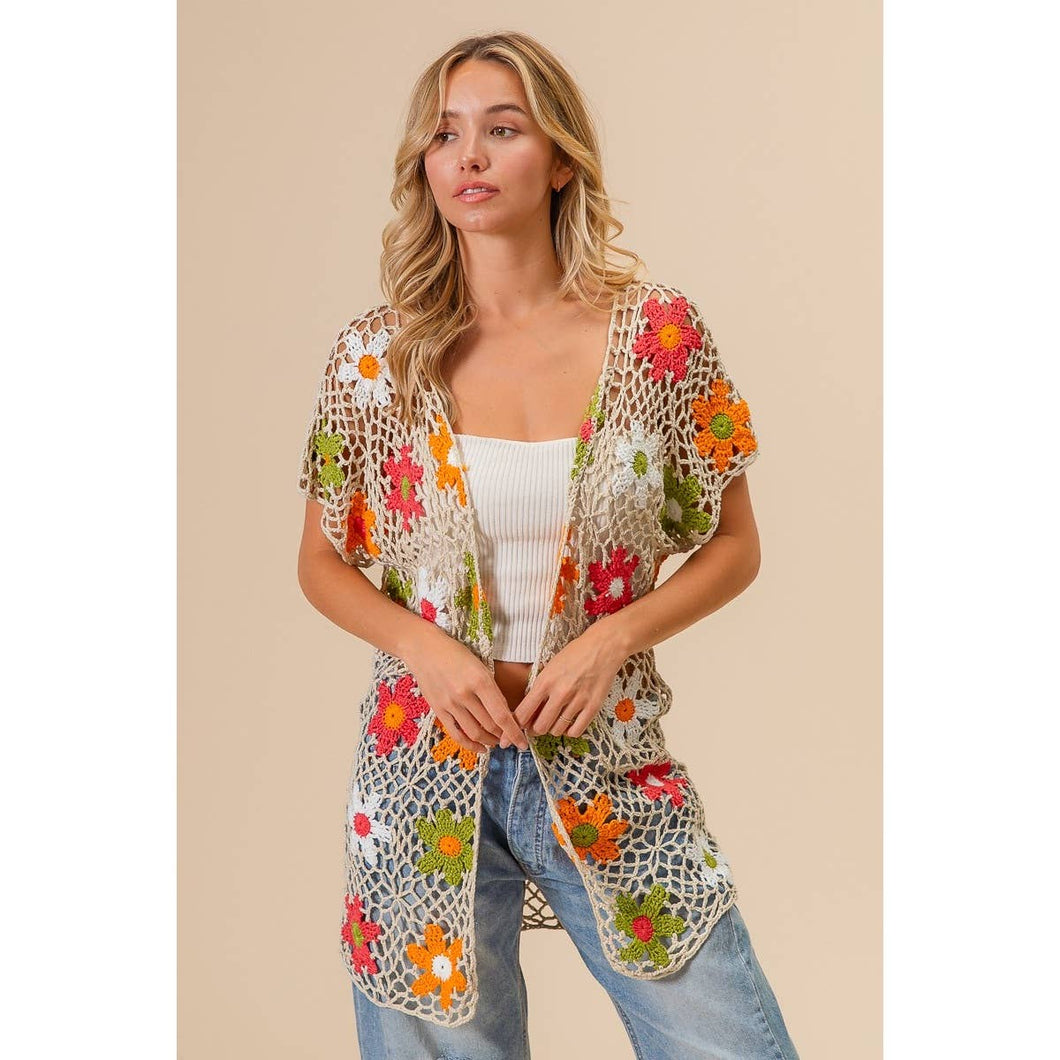 Daisy Colorful Cardigan