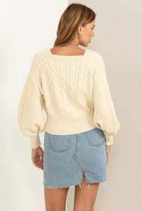 Juliette Square Neck Sweater