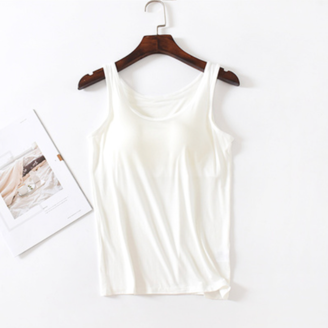 Aimee Tank with Built-In Bra