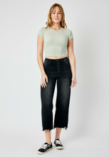 Load image into Gallery viewer, Amira Wide Leg Crop Jeans
