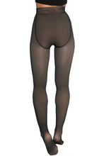 Load image into Gallery viewer, Women&#39;s Sheer Look Fleece Lined Pantyhose Tights: Nude
