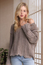 Load image into Gallery viewer, Mattie Distressed Sweater
