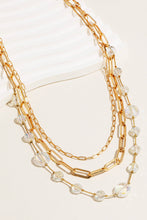 Load image into Gallery viewer, Layered Rhinestone And Chains Necklace
