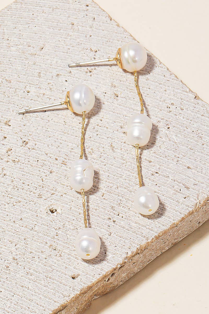 Pearl Dangle Earrings