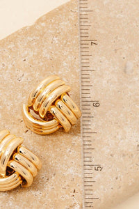 Knotted Stud Earrings