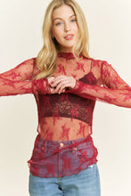 Load image into Gallery viewer, Lizzy Sheer Mesh Layering Top - Black
