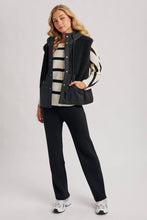 Load image into Gallery viewer, Daria Sheer Striped Oversize Knit Pullover
