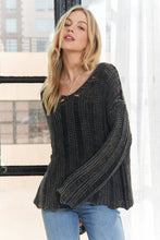 Load image into Gallery viewer, Mattie Distressed Sweater
