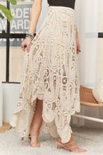 Load image into Gallery viewer, Ocean High Low Crochet Skirt
