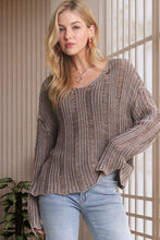 Load image into Gallery viewer, Mattie Distressed Sweater
