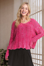 Load image into Gallery viewer, Mattie Distressed Sweater

