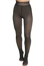 Load image into Gallery viewer, Women&#39;s Sheer Look Fleece Lined Pantyhose Tights: Nude
