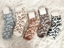 Load image into Gallery viewer, Cozy Leopard Print Socks (more colors)
