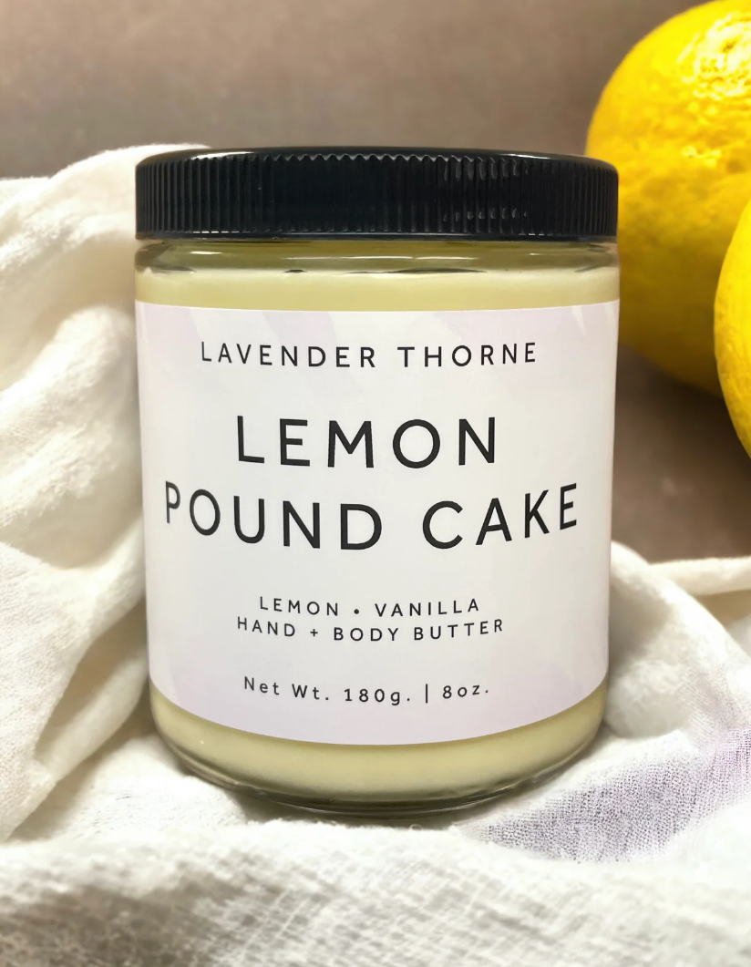 Lemon Pound Cake Body Butter | Store Pickup Only