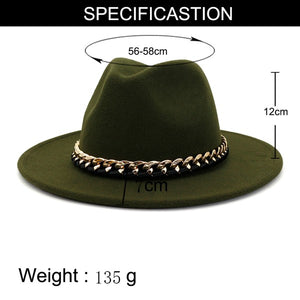 Maria Chain Belted Hat