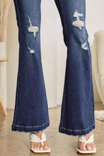 Load image into Gallery viewer, Jackie Mid-Rise Distressed 5-Button Flares - (Reg, Petite, &amp; Plus)
